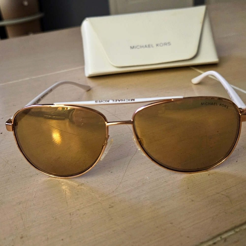 Michael Kors Hvar Aviator Sunglasses